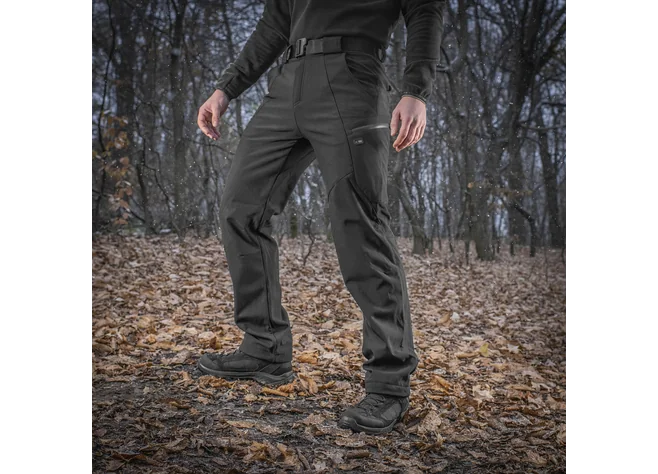 Штани M-Tac Soft Shell Winter Black Фото 3